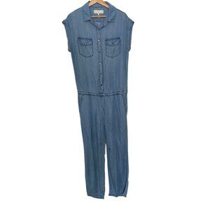 Chambrai Los Angeles Women's Chambray Jumper Pant Suit Romper